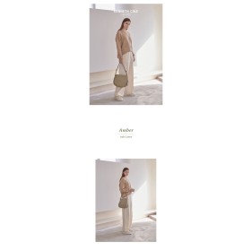 [케네스콜 뉴욕]앰버 호보백 숄더백 브론즈브라운