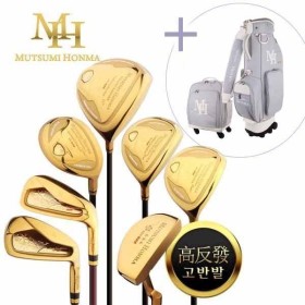 [무쯔미혼마코리아정품] MH-622 3스타 고반발 여성 풀세트 [골프백 세트 포함]