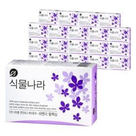 식물나라 비누 라벤더릴렉싱, 100g, 20개